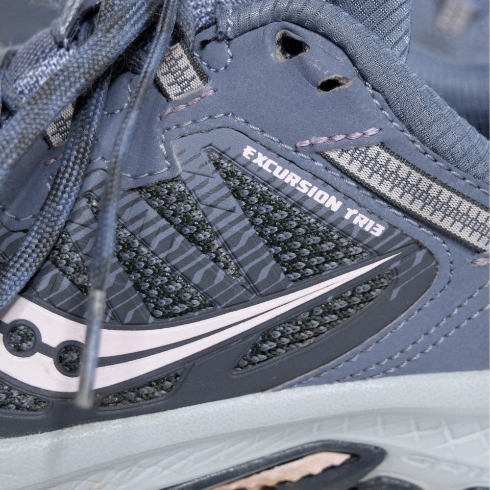 Saucony Excursion TR13 Womens Size 9 Trail Running Shoes Gray Blue S10524-3 - Picture 10 of 11